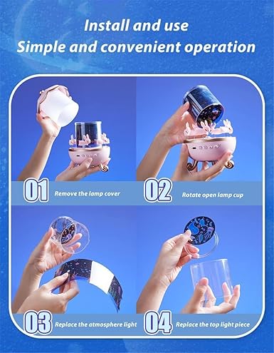 Bunny Carousel Night Light Projector