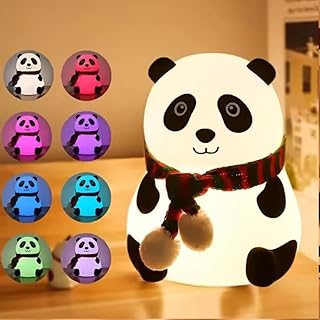 Rechargeable Silicone Panda Night Light for Kids