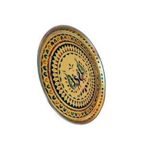 Meenakari Steel Plate